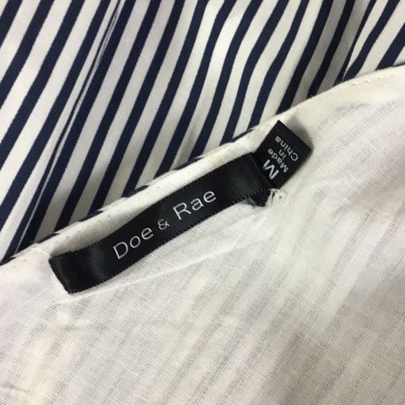 NWT!  DOE & Rae Stella Blue & White Striped Dress - Picture 12 of 12